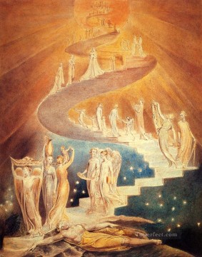 Escalera de Jacobs Romanticismo Edad romántica William Blake Pinturas al óleo